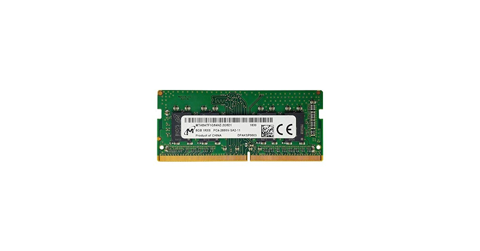 M icron 1RX8 PC4-2666V-SA2-11 8GB10枚セット Micron DDR4 8GB 2666MHz RAM 8GB 1RX8 PC4-2666V-SA2-11 ddr4
